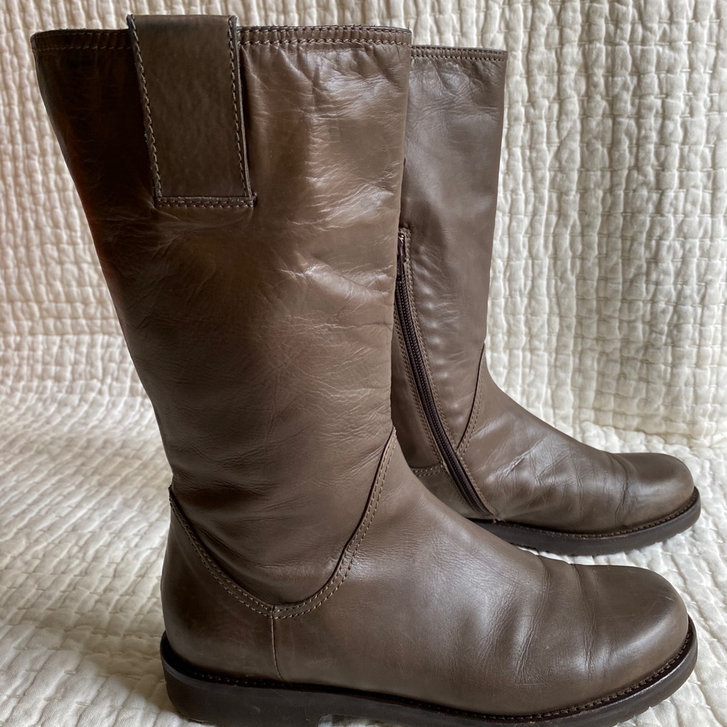 Agl Mid Calf Flat Boot